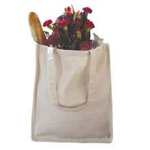 Jumbo Size Heavy Canvas Shopper Tote Bag - TOB354