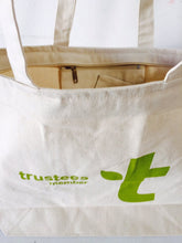 Heavy Canvas Zipper Tote Bag with Long Handles