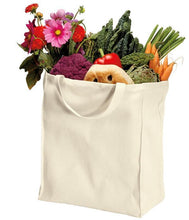Durable 100% Cotton Twill Grocery Tote