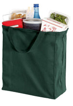 Promotional Hunter Green Durable 100% Cotton Twill Shopper Totes