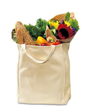 Blank Durable 100% Cotton Twill Grocery Totes