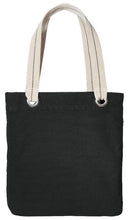 Colorful Cotton Canvas Allie Tote Bag