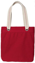 Colorful Cotton Canvas Allie Tote Bag