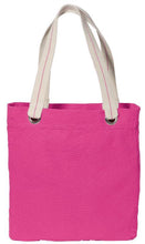 Colorful Cotton Canvas Allie Tote Bag
