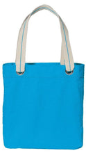 Colorful Cotton Canvas Allie Tote Bag