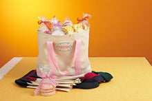 Economical Heavy Cotton Two Tone Shopping Tote Bag