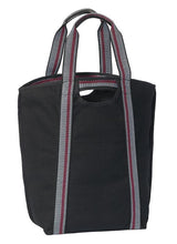 Carryall Cotton Canvas Tote Bag with Black
