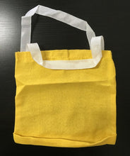 8" MINI Cotton Canvas Tote Bags W/Gusset