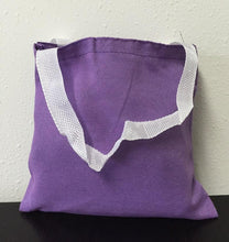8" MINI Cotton Canvas Tote Bags W/Gusset