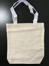 8" MINI Cotton Canvas Tote Bags W/Gusset