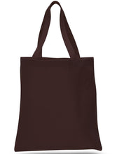 Quality Affordable Canvas Tote Bags Chocolate Color