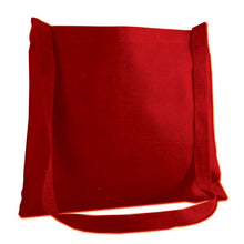 Small Red Messenger Canvas Tote Bag