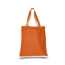 Texas Orange Heavy Canvas Tote Bags