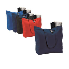 Heavy Canvas Zipper Tote Bag with Long Handles for Wholesale