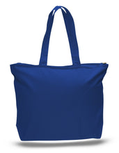Royal Reusable Canvas Zippered Totes 