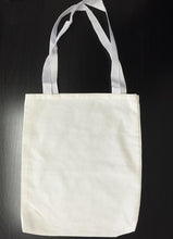 12" Small Canvas Tote Bag / Book Bag