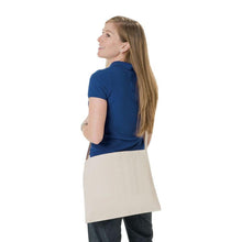 Small Messenger Canvas Tote Bag with Long Straps