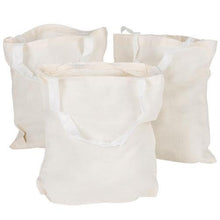 12" Small Canvas Tote Bag / Book Bag