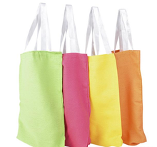 12" Small Canvas Tote Bag / Book Bag