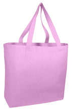 Jumbo Canvas Wholesale Tote Bag with Long Web Handles -TOB332