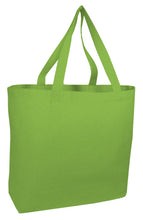 Jumbo Canvas Wholesale Tote Bag with Long Web Handles -TOB332