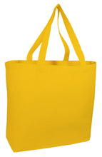 Jumbo Canvas Wholesale Tote Bag with Long Web Handles -TOB332